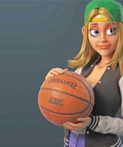 Basketball Girl Paint By Number