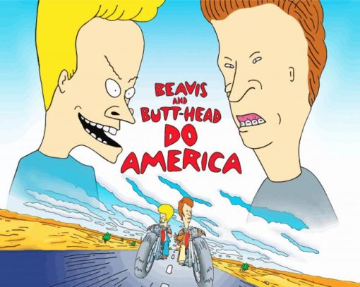 Beavis And Butthead Poste Paint By Number