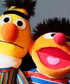 Bert And Ernie Paint By Number