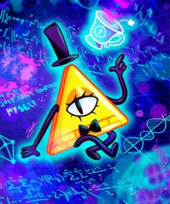 Bill Cipher Art Paint By Number