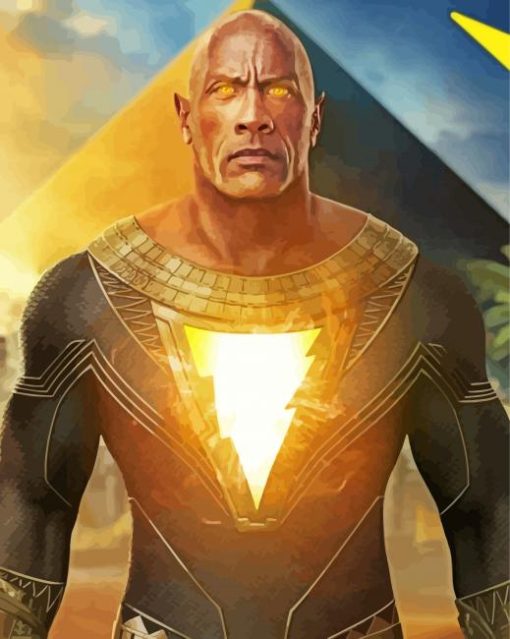 Black Adam Paint By Number