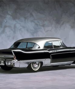 Black Classic Classic Cadillac Paint By Number