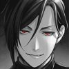 Black And White Sebastian Michaelis Paint By Number