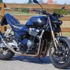 Black Suzuki GSX1400 Motorcycle Paint By Number