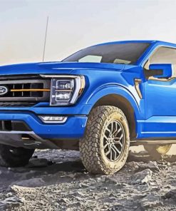 Blue Ford F150 Truck Paint By Number