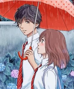 Blue Spring Ride Anime Paint By Number