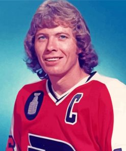 Bobby Clarke Ice Hockey Player Paint By Number