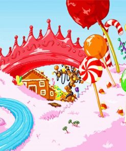 Candy Land Paint By Number