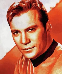 Captain Kirk Art Paint By Number