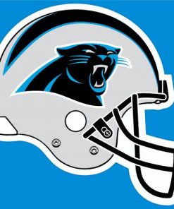 Carolina Panthers Hemlet Paint By Number