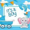 Cartoon Its A Boy Paint By Number