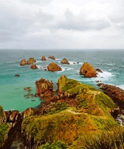 Catlins Seascape Paint By Number