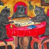 Cats With Ouija Board Paint By Number