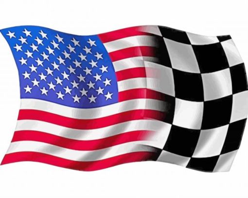 Checker Flag Paint By Number