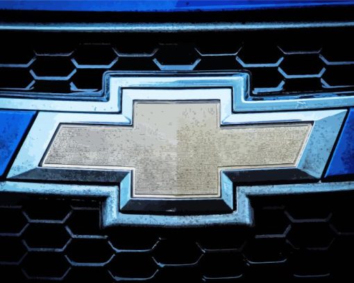 Chevy Symbol Paint By Number