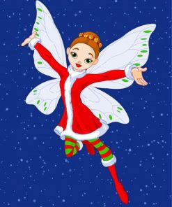 Christmas Fairy Paint By Number