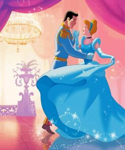 Cinderella And Prince Dancing Paint By Number