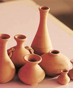 Clay Pots Paint By Number