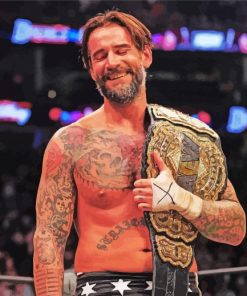 Cm Punk Paint By Number