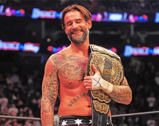 Cm Punk Paint By Number