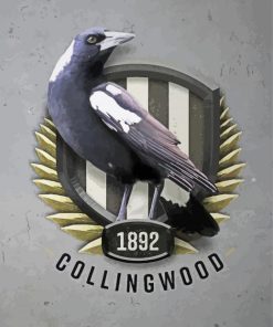 Collingwood Logo Paint By Number