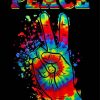 Colorful Peace Sign Hand Paint By Number