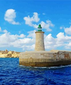 Comino Lighthouse Paint By Number