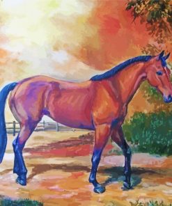 Cool Quarter Horse Paint By Number