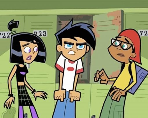 Danny Phantom And His Friends Paint By Number