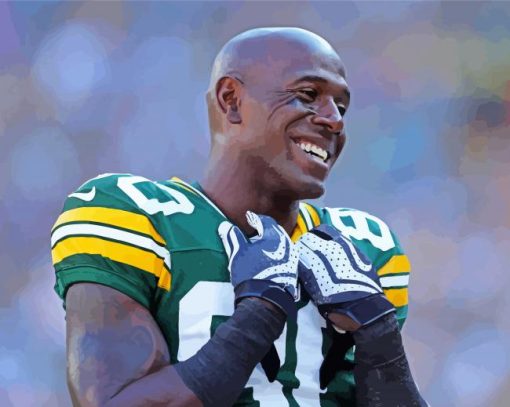 Donald Driver American Footballer Paint By Number