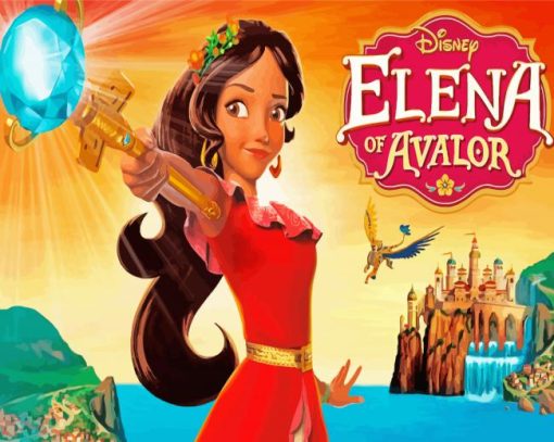 Elena Of Avalor Anime Paint By Number