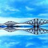 Forth Railway Bridge Water Reflection Paint By Number