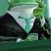 Frog Wearing Suit Paint By Number