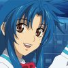 Full Metal Panic Anime Girl Paint By Number