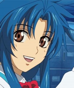 Full Metal Panic Anime Girl Paint By Number