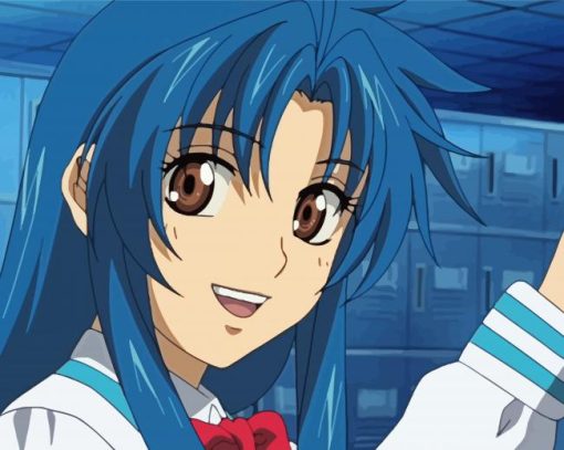 Full Metal Panic Anime Girl Paint By Number