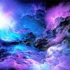 Galaxy Abstract Clouds Paint By Number