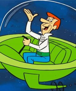 George Jetson Paint By Number