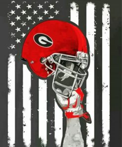 Go DAWGS Paint By Number