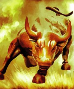 Golden Bull Paint By Number