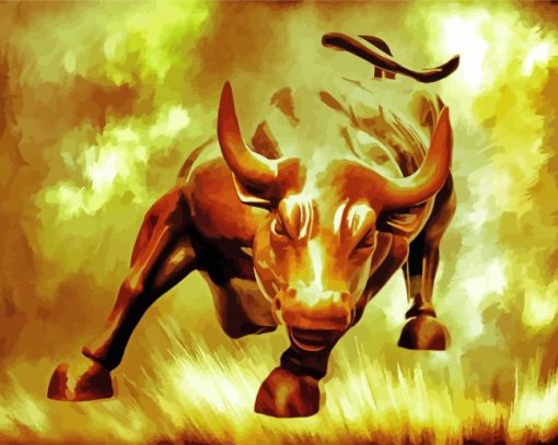 Golden Bull Paint By Number