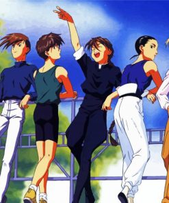 Gundam Wing Characters Paint By Number