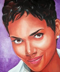 Halle Berry Art Paint By Number