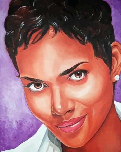 Halle Berry Art Paint By Number