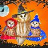 Halloween Owls Paint By Number