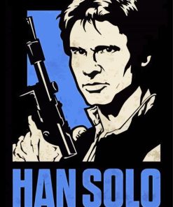 Han Solo Poster Paint By Number