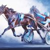 Harness Horse Racing Paint By Number