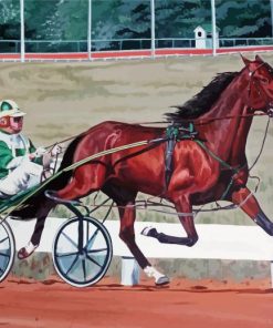 Harness Racing Art Paint By Number