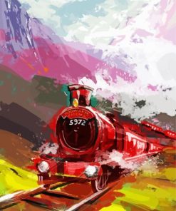 Harry Potter Train Paint By Number