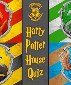 Harry Potter Houses Emblems Paint By Number